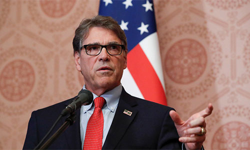 Rick Perry Washington envía un claro mensaje de amenaza a Teherán